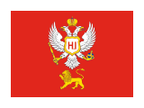 1860 state flag of Montenegro