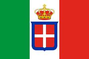 green-white-red, crowned coat of arms
