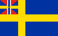 1844 civil flag of Sweden